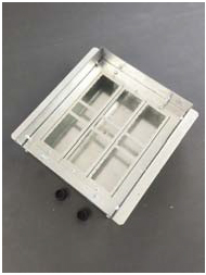 GALVANIZED FLOOR BOX (21 WAY)
